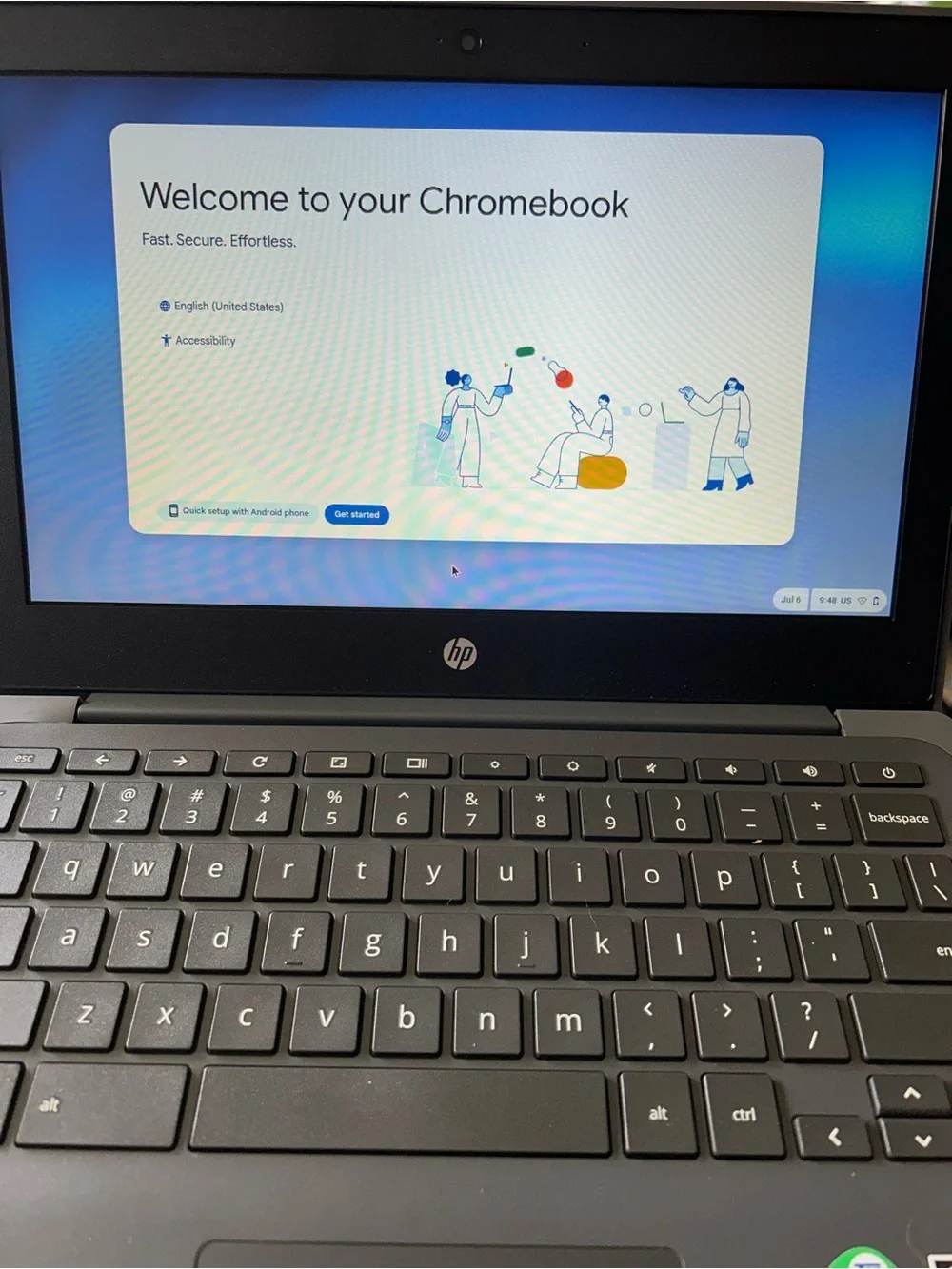 HP Chromebook 11A G8 EE 11.6